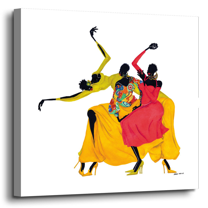 «Go Sally Go» par Shan sKelly, reproduction sur toile, H 10 po x l 10 po x P 2 po, Toile tendue