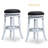 Yannakeas Swivel Upholstered Counter Stool with Solid Wood Frame-755374651-755374653-755374655