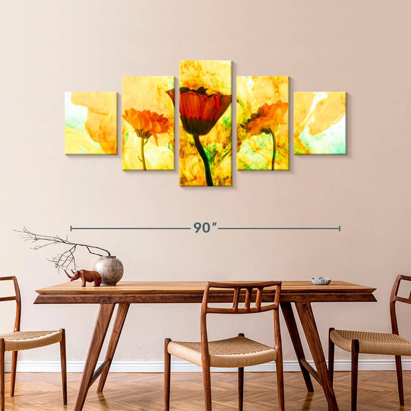 Floral Glaze Glaser, H 42 po x l 92 po