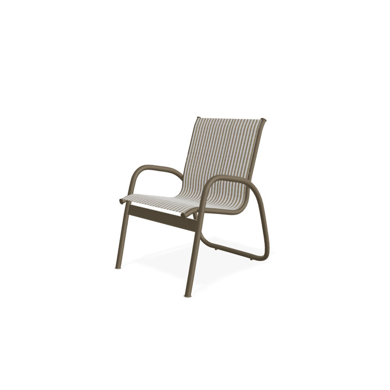 Fauteuil de patio Gardenella, Bois de plage texturé, Brun clair