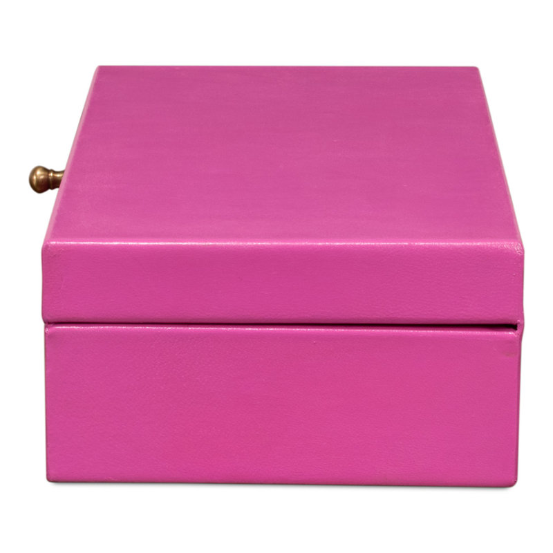 Gatsburg Handmade Decorative Box, Pink