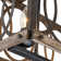 3 - Light Rustic Wood Kitchen Island Rectangular Chandelier