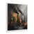 Toile encadrée blanche avec une seule photo