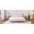 Krasnoff Contemporary Stylish Curve-Shaped Design Upholstered Bed With Solid Round Legs For Bedroom-639847529