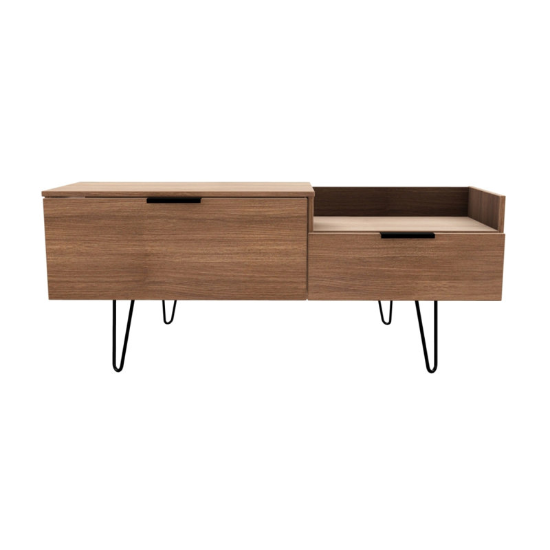Fully Assembled Berryhill TV Stand for TVs up to 55", Walnut