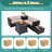 Zhou 5 Piece Rattan Sofa Seating Group with Cushions Fire Pit-898073105