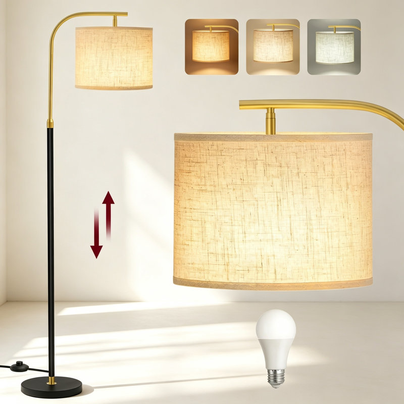 175 H cm Arched Floor Lamp