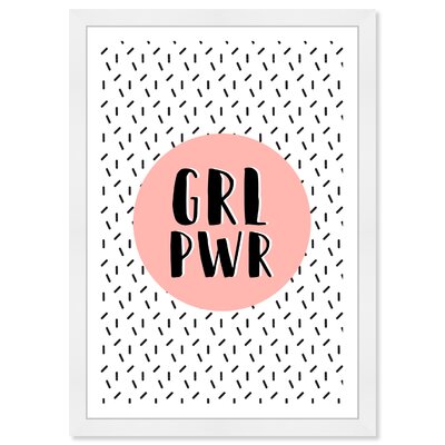 Girl Power Empowered Women' - Picture Frame Graphic Art Print on Paper -  Gemma Violet, 6799AEDB2F6846D2B19D5EDDFFBA6230