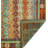 One-of-a-Kind 4'10" x 6'5" New Age Rectangle Wool Area Rug in Blue and Red