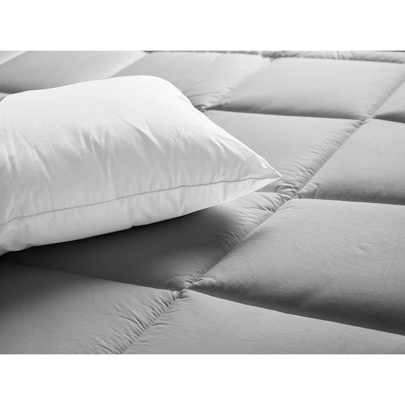 Édredon en microfibre gris de la collection Lux Décor, Très grand
