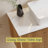 Modern 35.4" Single Bathroom Vanities,Floating Vanitiy with White Table top, Solid Wood Cabinet, Pre-Assembled-80570924-80570922