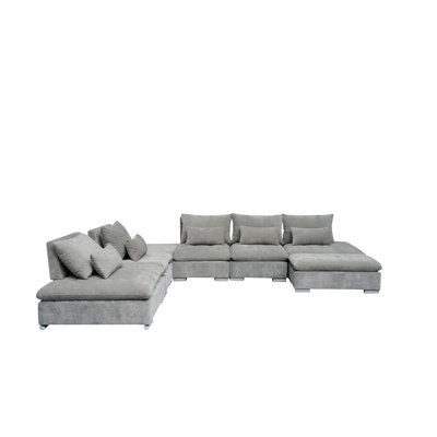 Baseler Upholstered U-Shaped Sectional Reversible