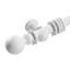 Wooden Curtain Pole Set 28mm – Solid Wood Curtain Rod for Eyelet & Ring Top Curtains – Window Curtain Rail with Brackets, Finials & Rings – 120cm, 150cm, 180cm, 240cm, 300cm-506180956-506180953