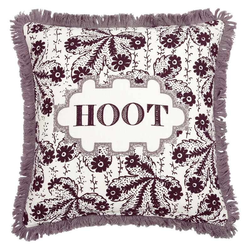 Hoot Square Pillow Cover