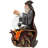 Wizard with LED Crystal Ball Figurine