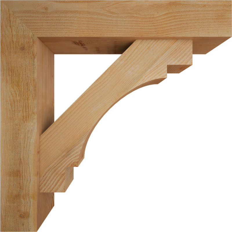 Support Merced Block avec support décalé, 38 x 38, Sapin Douglas de l 8 po (scié brut)