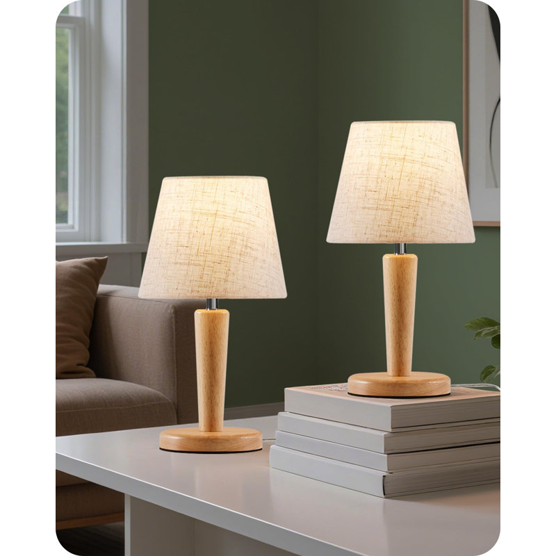 Wood Table Lamp