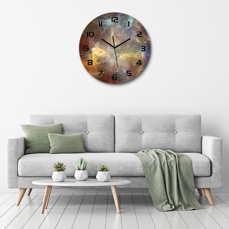 Joppe Glass Wall Clock