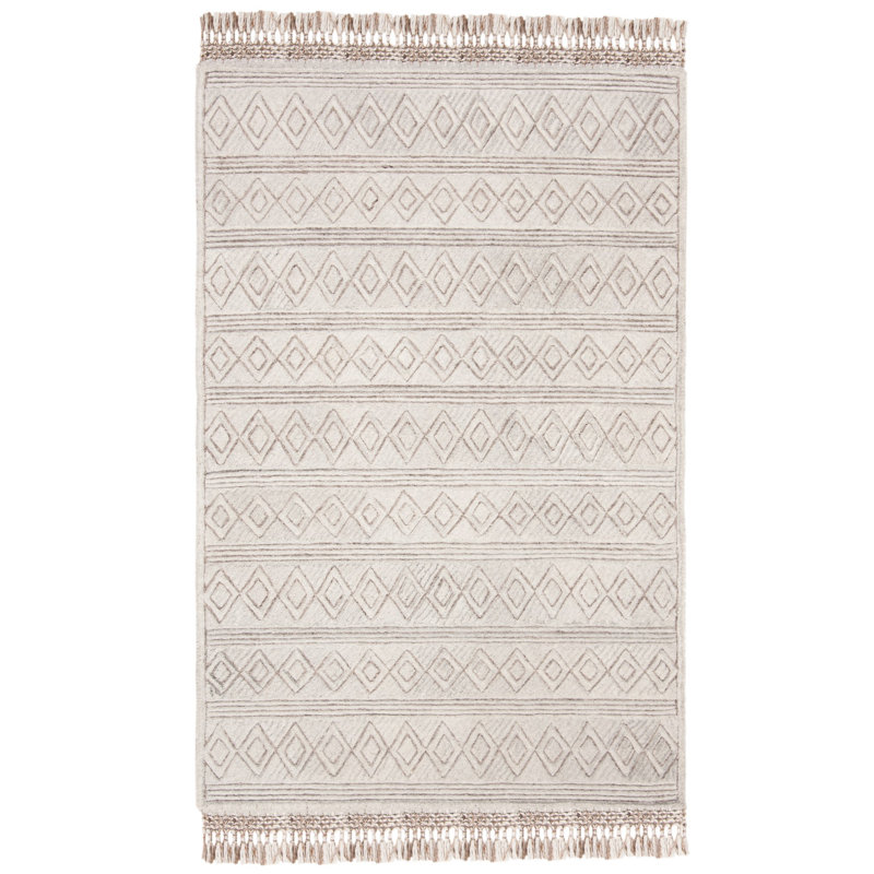 Powell Hand Tufted Performance Geometric Rug, Rectangle 5' x 8'