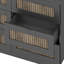 Commode de style rustique avec 6 tiroirs, armoire de rangement-688408600