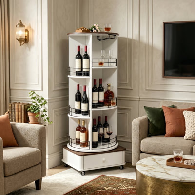 Wine Bottle & Glass Rack
