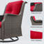 Chaise de patio pivotante avec coussins Nawatha-1391925783