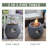 Christiene Round Propane Fire Pit Table-705172082