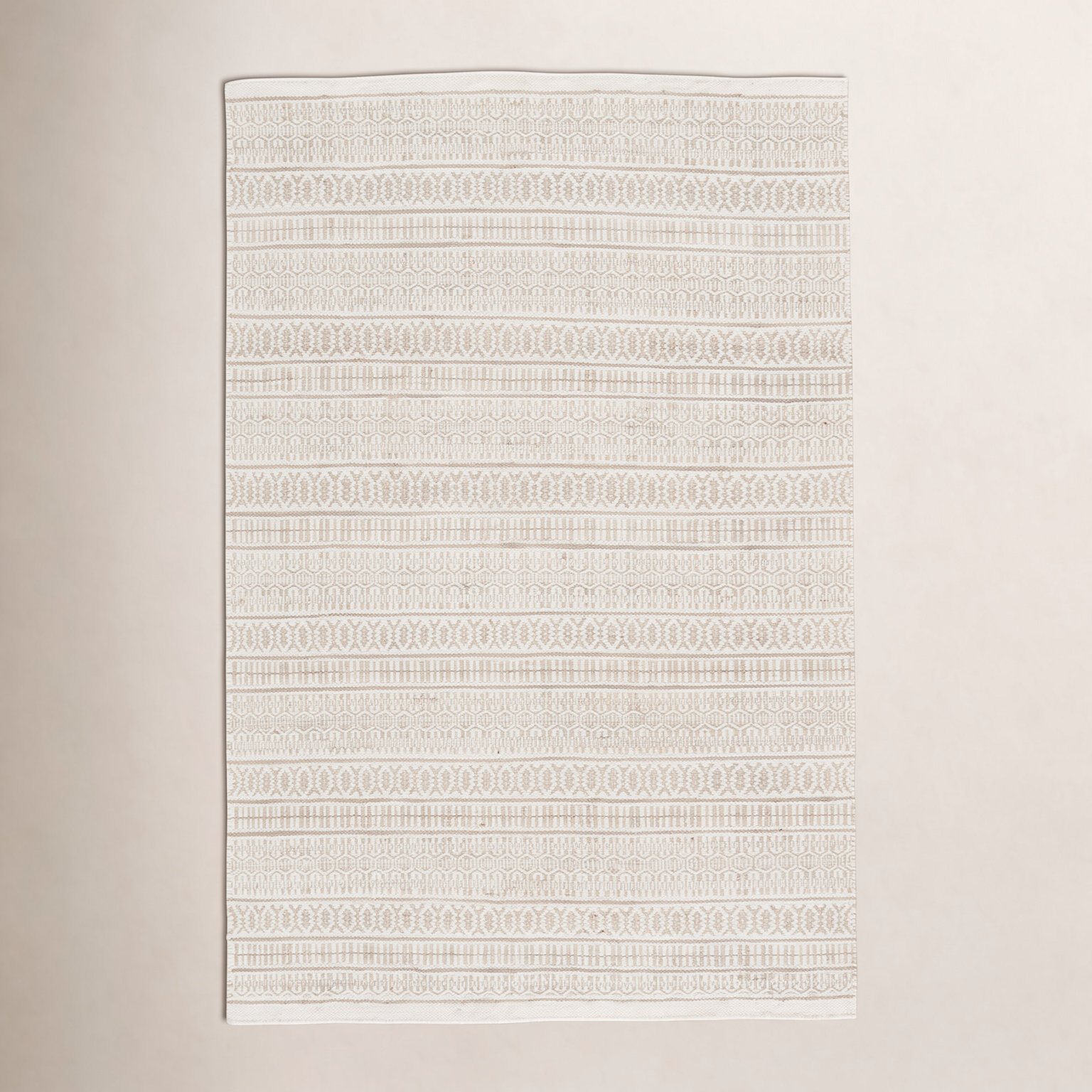 Harmond Ivory Hand-Woven Moroccan Jute Rug, Rectangle 10' x 14'