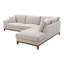 Canapé modulaire Cherelle en chenille droite avec coussins décoratifs-1017276693-1017276690