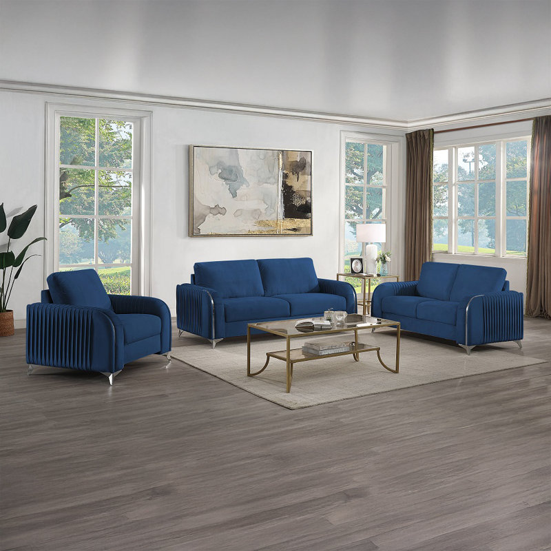 Chaise Gayton, Bleu