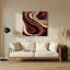Art abstrait abstrait en métal brun 71-1808660931