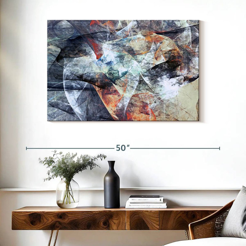 Avery Abstract Layered Lines, 26" H x 39" W