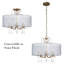 Lustre cylindrique unique et remarquable à 4 lumières Vogan-88450696