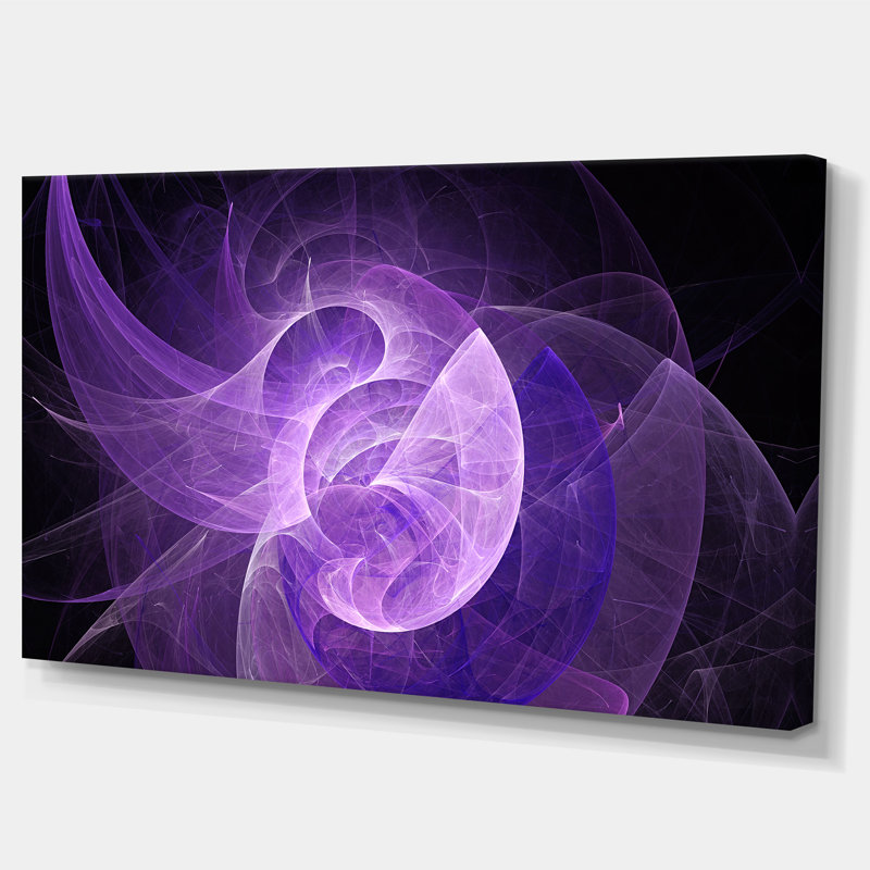 « purple mystic psychédélique design », impression sur toile, H 28 po x l 60 po x P 1,5 po
