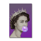 Bubble Gum Queen Purple Print