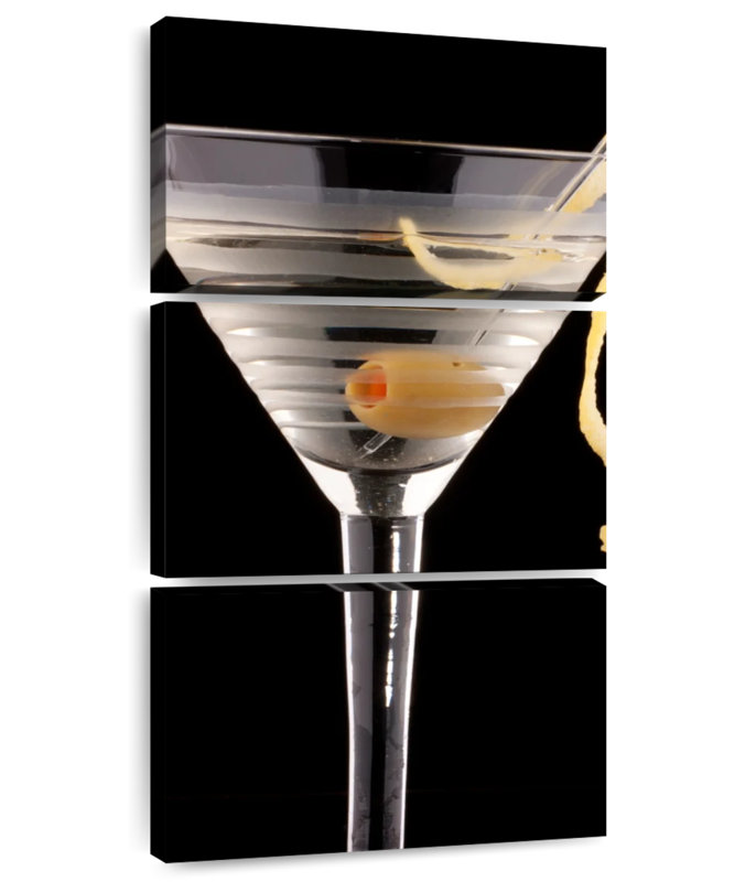 Dry Martini Cocktail, 32" H x 15" W