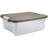 Sterilite ShelfTotes Clear Latched Plastic Storage Container