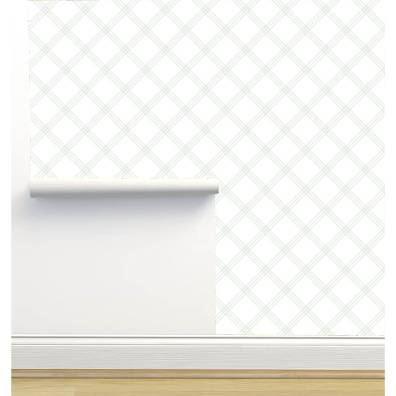 Rouleau de papier peint texturé L 2,16 pi x l 5 po Amy MacC Ready Designs, Blanc