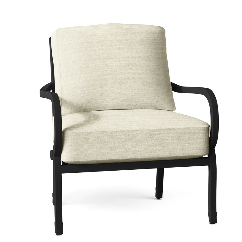 Somerset Patio Chair with Cushions, No Welt, Verona Fossil