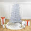 Arbre de Noël artificiel pin blanc moyen 3 pi avec lumières bleues-105787487