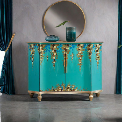 Light luxury modern painted accent cabinet