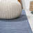 Amidon Modern Flatweave Solid Blue Indoor/Outdoor Rug-152044707