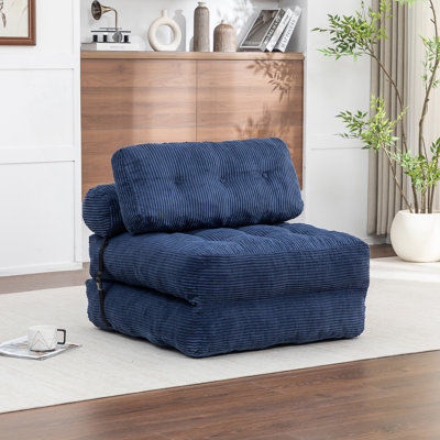 Canapé-lit pliant, canapé-lit convertible avec matelas pliable avec coussin de dossier et support pour le dossier