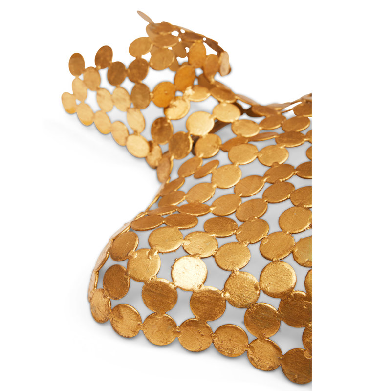 Male Torso Bust, Gold Leaf