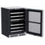 23.88" 40 Bottle Dual Zone Built-In Wine Refrigerator with Stainless Steel Frame Glass Door