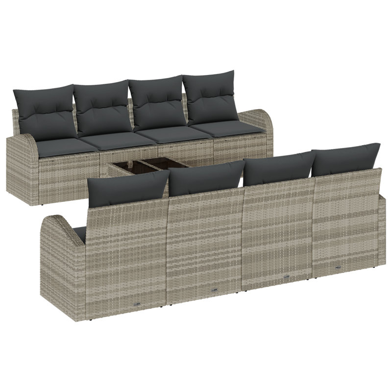 234 cm W Patio Sofa with Cushions