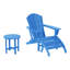 Chaise Adirondack en plastique avec repose-pieds Altura-87465142