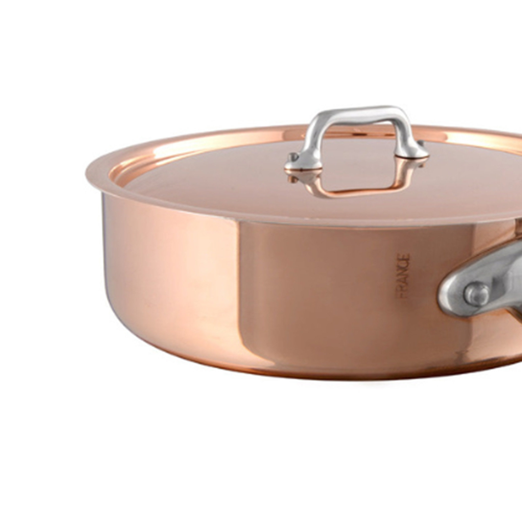 Mauviel M'TRIPLY S Polished Copper & Stainless Steel Sauce Pan