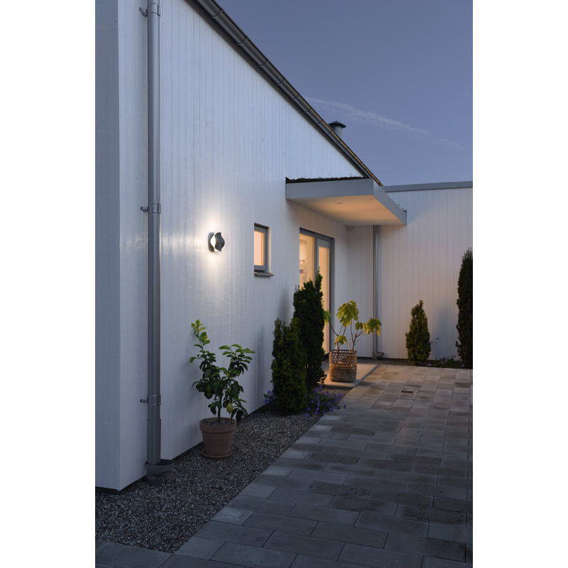 Matera Integrated LED Outdoor Armed Sconce