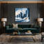 Coastal Urban Seaside Grey Canvas Wall Art-658764719